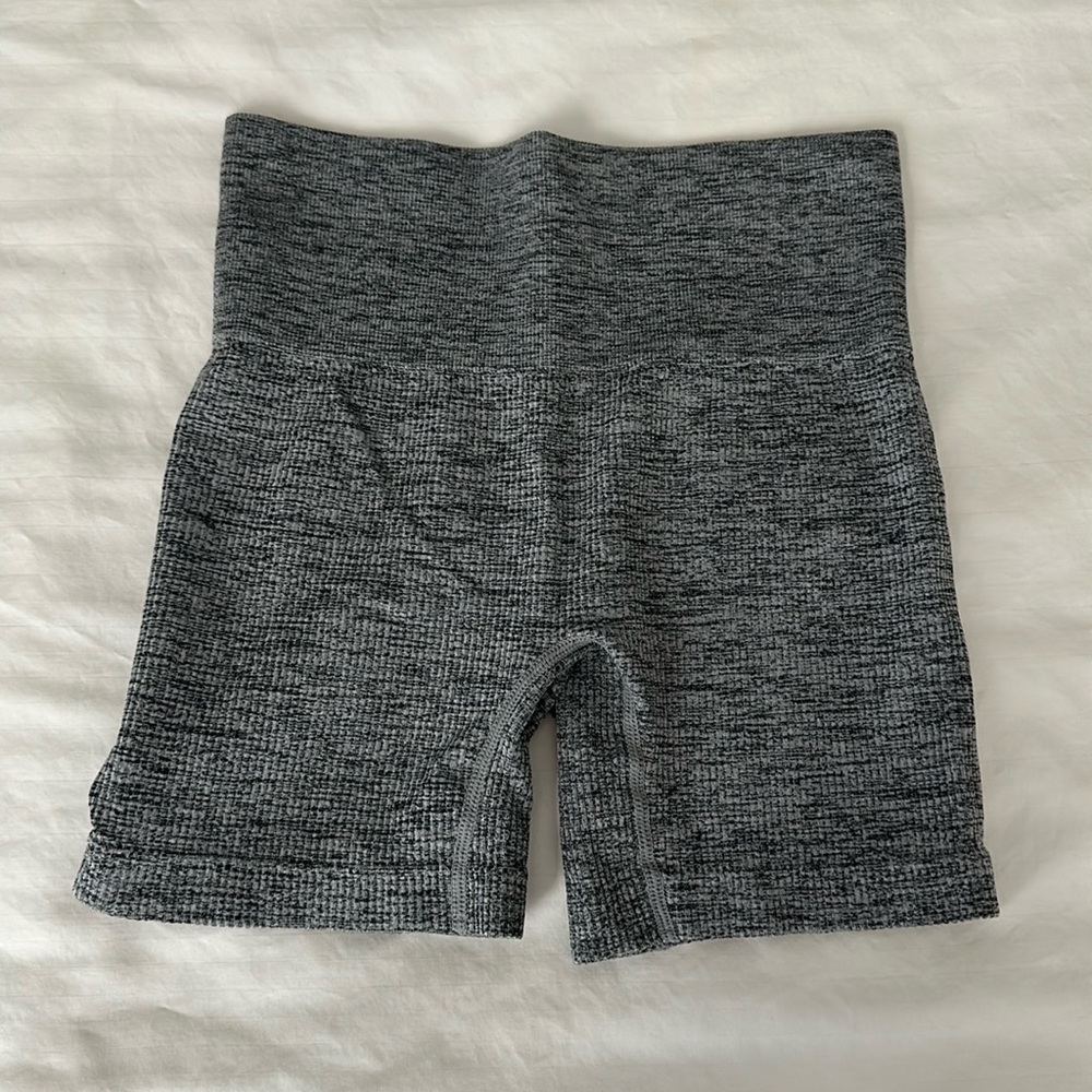 Grey Heathered Women’s Biker Shorter